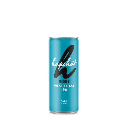HAPCHOT West Coast Ipa - Carton de 12 canettes 33 cl
