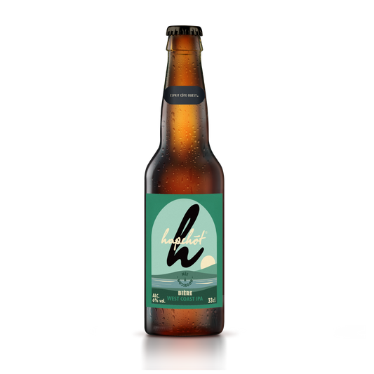 HAPCHOT West Coast Ipa - Carton de 24 bouteilles 33 cl