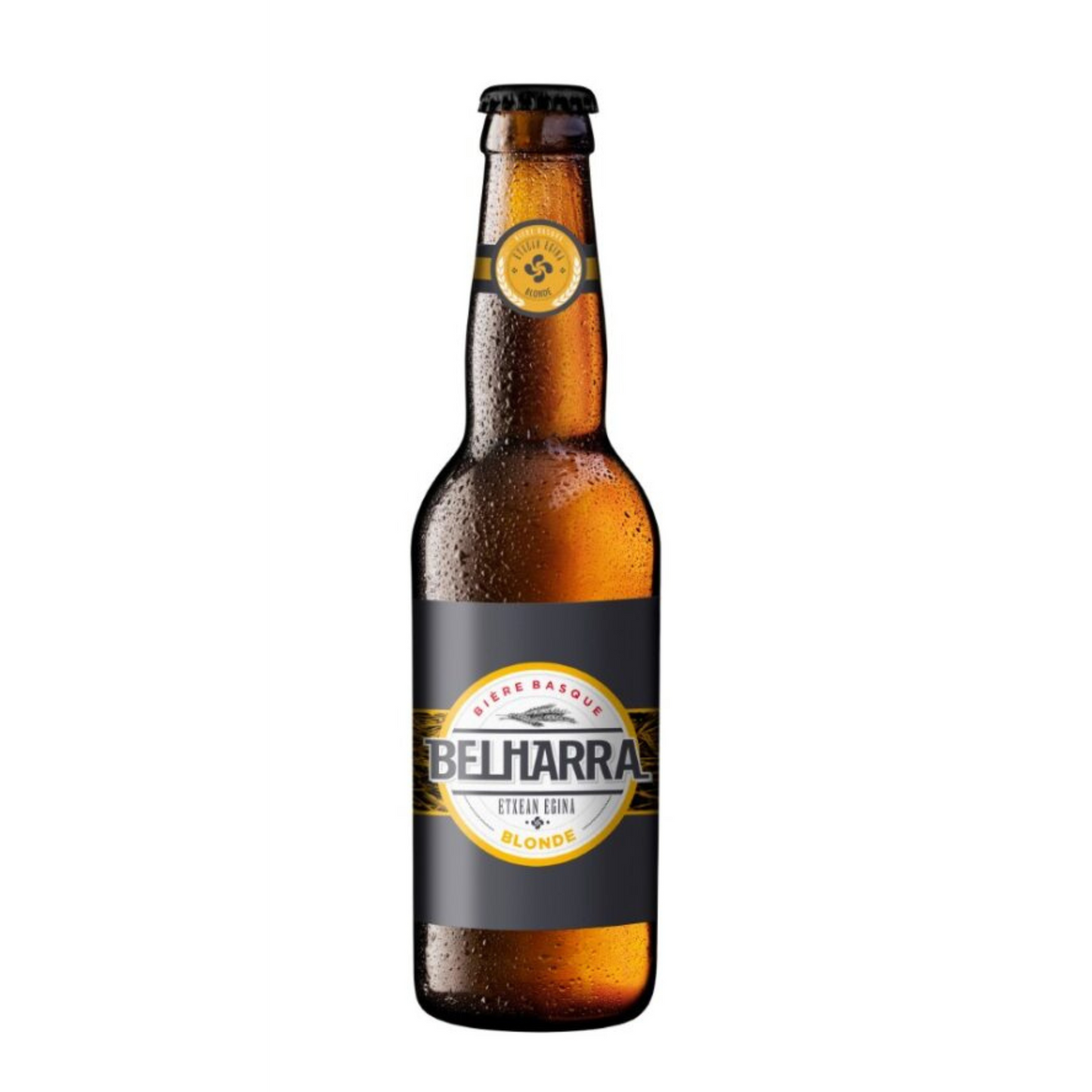 bouteille biere belharra blonde brasserie bayonne 33 cl